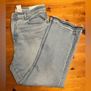LOFT NWT high waisted kick crop denim jeans